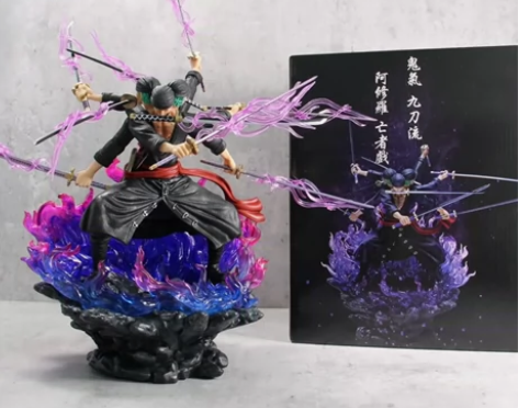九刀流索隆带彩盒 感兴趣的话点“我想要”和...