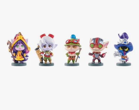 英雄联盟 约德尔人迷你手办套装 提莫 崔丝...