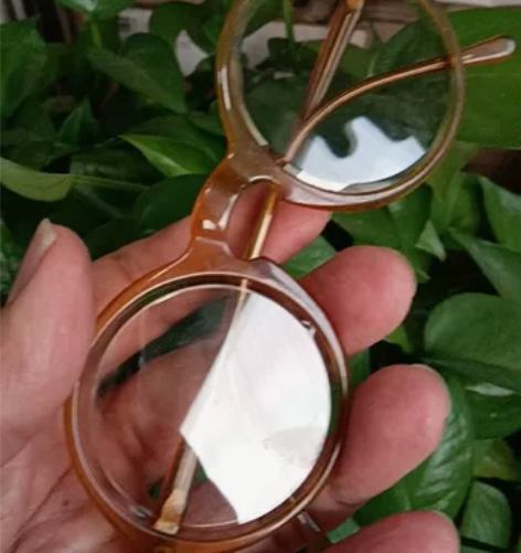 才收到一付黄金铂老式眼镜！美国普林斯顿赛璐...