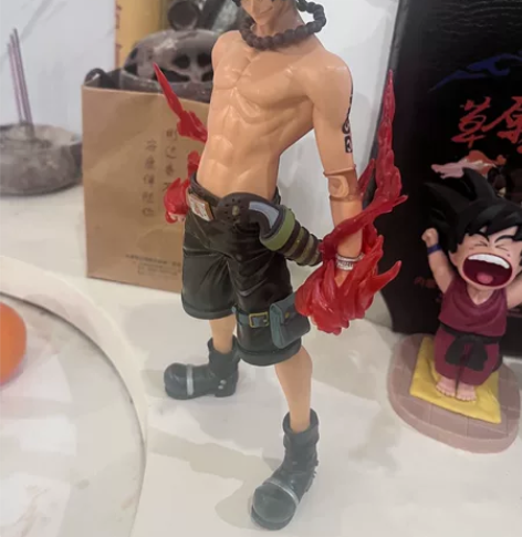 海贼王手办模型火拳艾斯公仔动漫周边二次元摆...