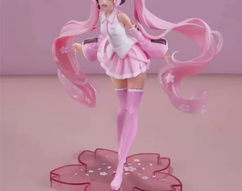 【低价热销】[new]初音未来手办樱花兔耳...
