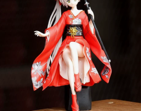 动漫缘之空穹妹手办周边和服春日野穹模型二次...