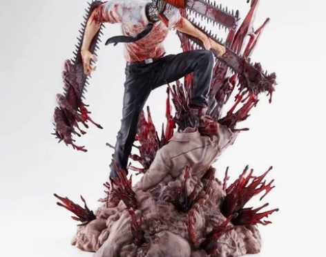 #潮流盲盒手办 优质版电锯人手办链锯人电次...