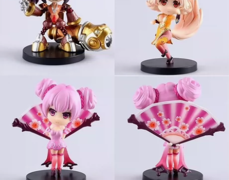 王者荣耀手办全英雄摆件玩偶公仔盲盒玩具公仔...