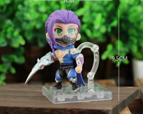 王者荣耀手办盲盒玩具二次元动漫英雄人模玻璃...