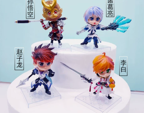 「王者热门英雄手办」王者孙悟空李白赵子龙诸...