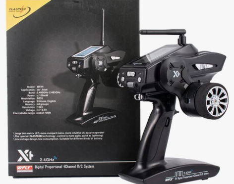 天地飞X4 模型车/船遥控器WFX4四通道...