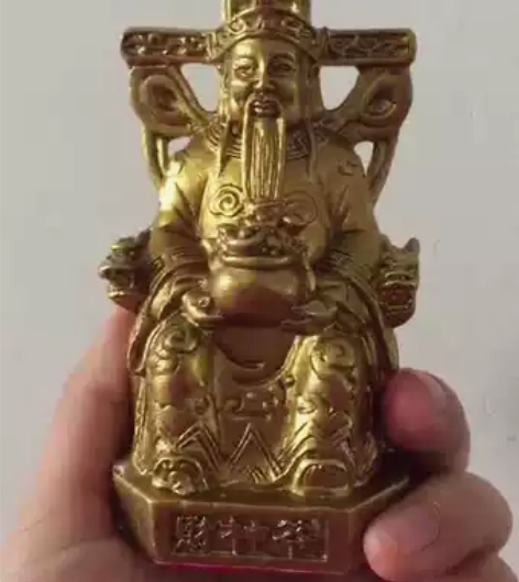 纯铜黄铜财神,铜工艺品摆件,创意礼品饰品,...