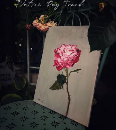手绘油画【丙烯~油画~刮刀画~风景人物装饰...