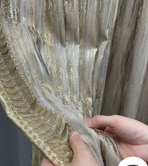 高端大气轻奢现代高精密金丝色织窗帘布帘客厅...