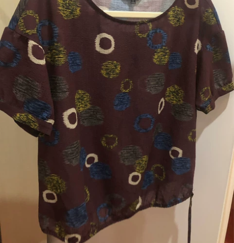 【服饰专区】Muji风休闲雪纺罩衫短袖夏天...