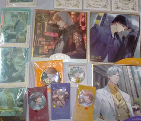 有光夜婚谷，收藏卡，夏鸣星生日礼盒色纸吧唧...