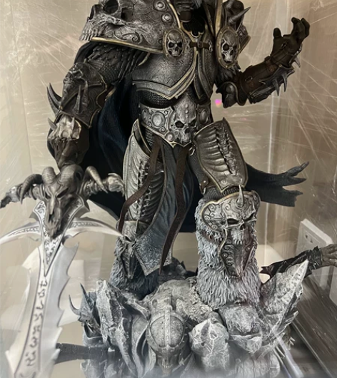 暴雪巫妖王阿尔萨斯雕像，仅拆，全新品相，家...