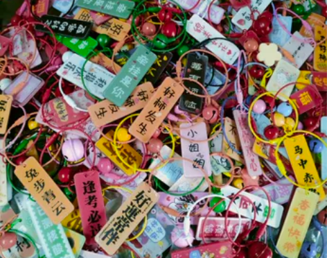 可爱治愈双面亚克力钥匙扣 礼品挂件装饰坠福...