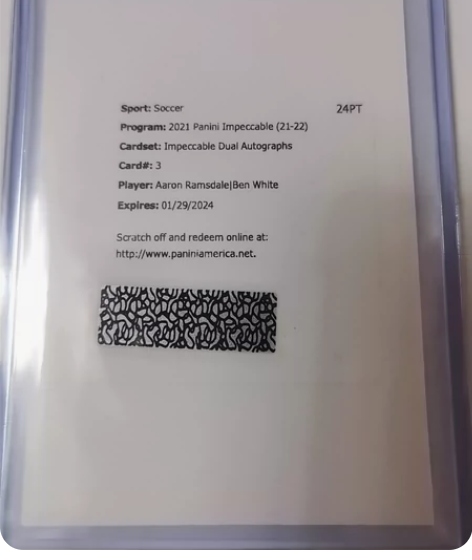 panini帕尼尼小真金 英超 阿森纳后防...