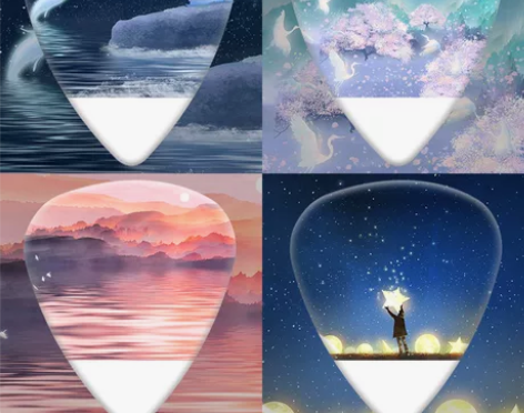 拨片盒 收纳盒旗舰店送吉他可爱定制可弹片民...