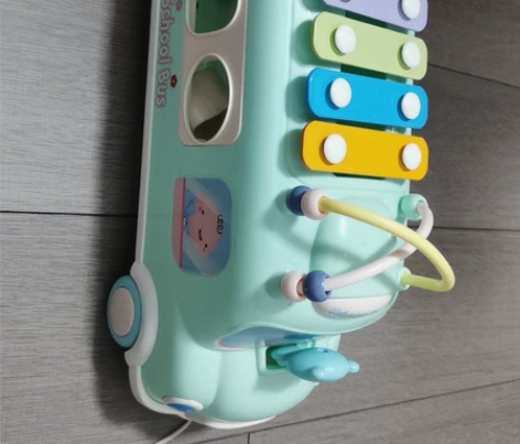 男女孩八音手敲琴巴士1-2-3周岁婴幼儿童...