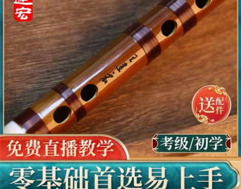 王建宏专业笛子竹笛乐器十大品牌儿童初学者入...