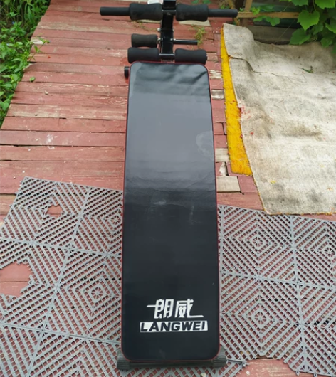 朗威仰卧起坐辅助器家用神器室内男腹肌健身器...