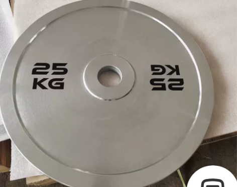 纯钢板镀铬精准杠铃片，杠铃哑铃片，精准举重...