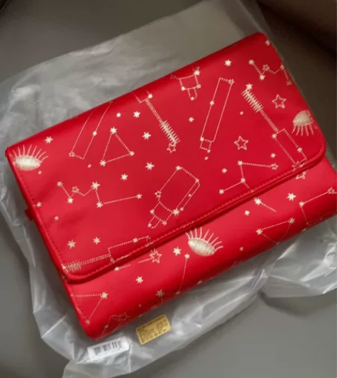 全新 雅诗兰黛旅行收纳挂袋/化妆包二件套/...