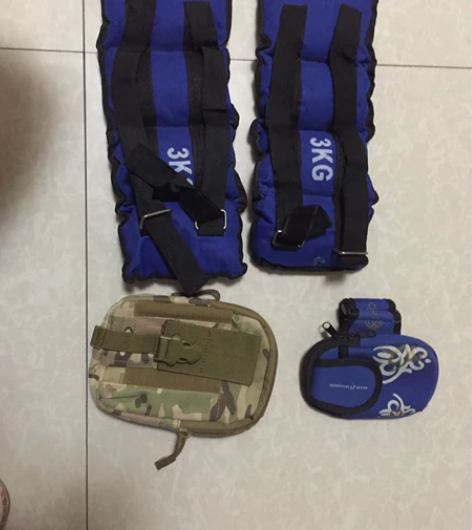 出闲置。手臂包，负重绑腿沙袋跑步训练男女运...