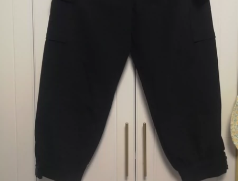 高腰工装裤子女宽松束脚显瘦运动休闲裤夏季薄...
