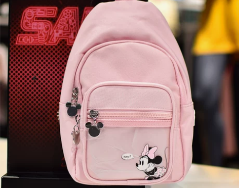 正品Lining李宁男包女包迪士尼时尚单肩...