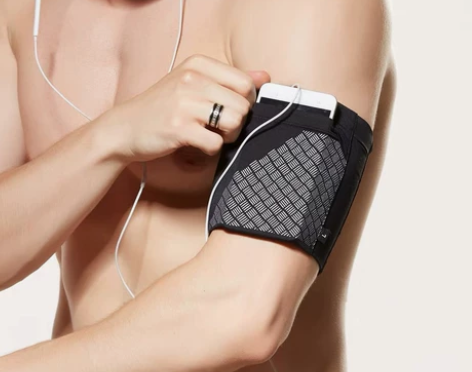 新款弹力布贴身手臂包，苹果8第二代手臂包全...