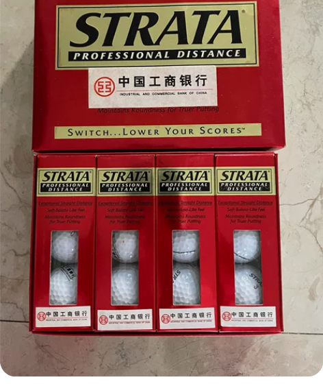 高尔夫球，全新。是赞助商纪念款，外盒包装如...