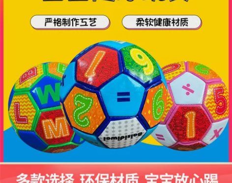 篮球足球玩具2号4号中小学生专业训练球机缝...