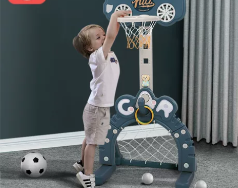 【过年不打烊】儿童篮球架室内可升降宝宝1-...