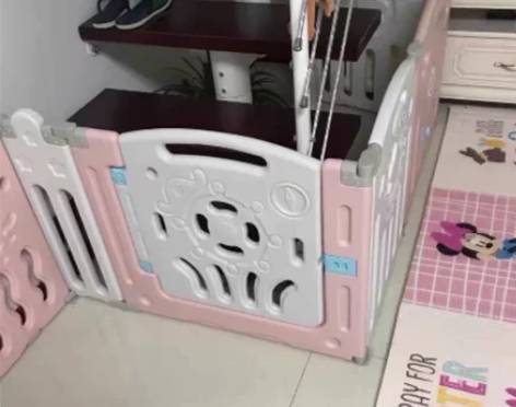 定制一两面儿童游戏单片围栏婴幼儿沙发楼梯口...
