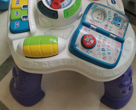 VTech伟易达多功能二合一趣味学习桌婴儿...