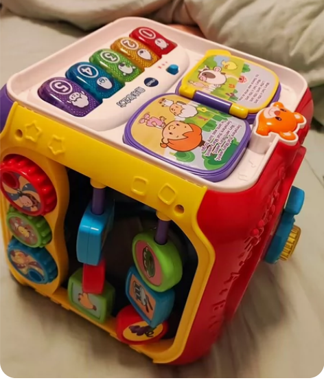 VTech伟易达趣味智立方婴儿游戏桌六面盒...