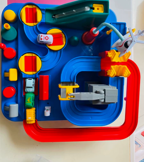 糖米 抖音同款儿童玩具小汽车大冒险闯关停车...