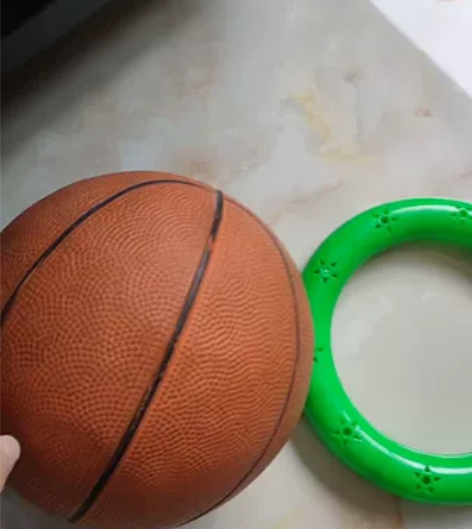儿童弹力球3号拍拍小篮球，幼儿园晨操器械道...