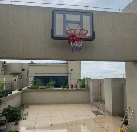 室外成人标准家庭篮球框篮筐家用篮球板户外成...