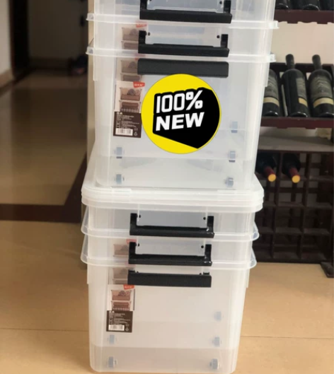 【全新】禧天龙 55L大号3个装整理箱 衣...