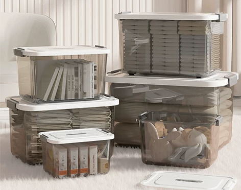 日本进口MUJIE透明家用车用衣服玩具零食...