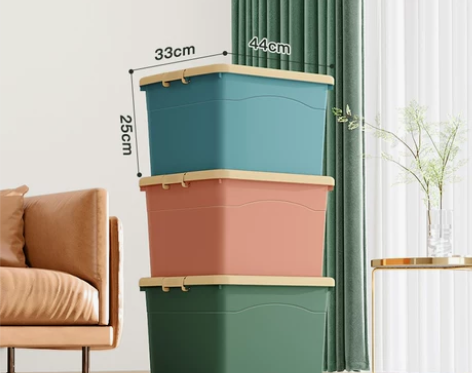 佳帮手整理加厚北欧特大号塑料收纳箱盒家用衣...