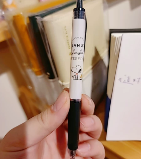 三菱中油笔 0.5mm黑色笔芯 可更换斑马...