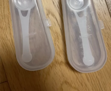 奶粉勺子和收纳盒30ml量勺 便携外出不沾...
