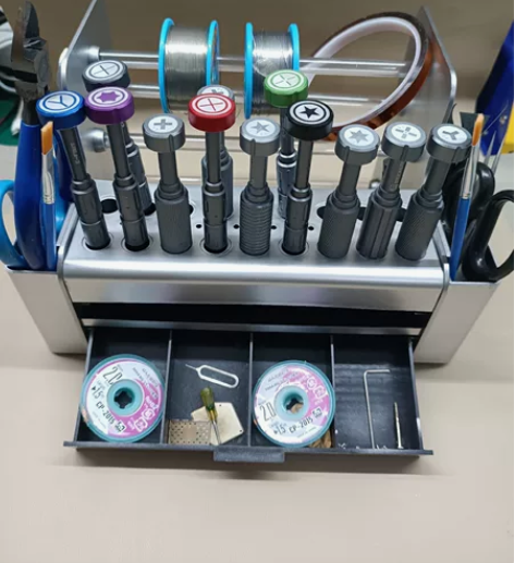 多功能手机数码维修工具收纳盒维修工具螺丝刀...