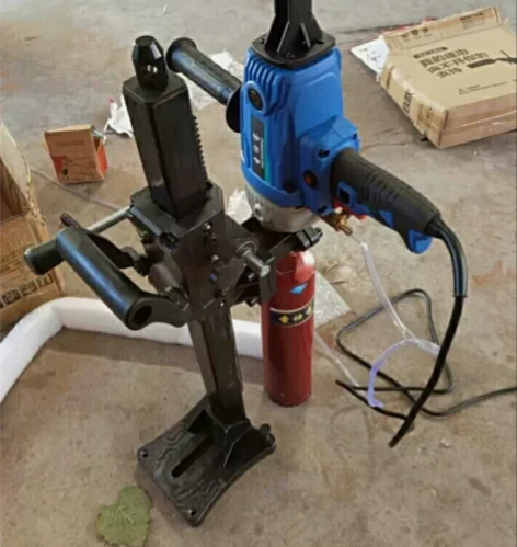 闲置转让4300瓦大功率水钻机钻孔机手持式...