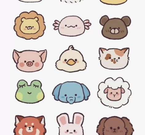 【标价～】q版手绘宠物头像定制小动物画像定...