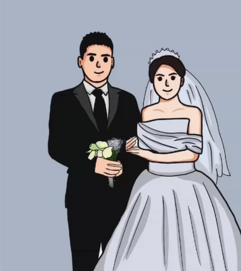 手绘头像定制ins风漫画人物真人照片转漫画...