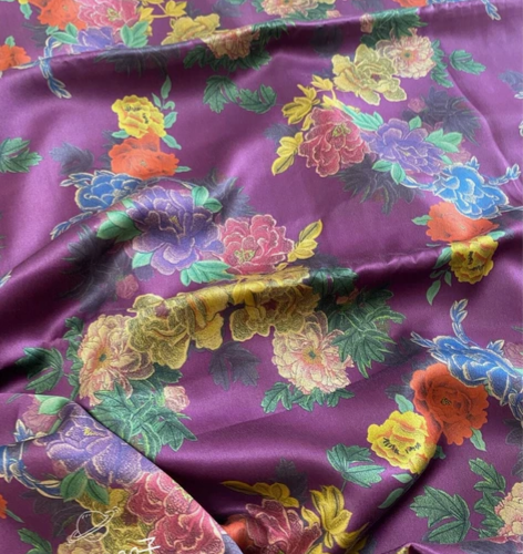 【紫气东来】纯真丝重磅缎面香云纱 古玉料 ...