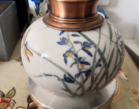 兰香花蜓 陶瓷茶叶罐 感兴趣的话点“我想要...