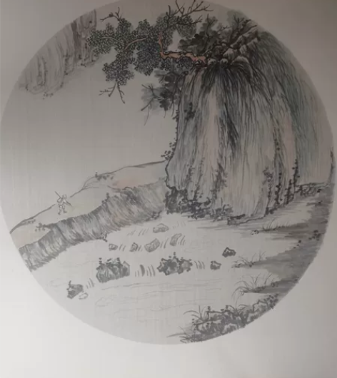 刚画完的，纯手绘，全新，50*50的镜面，...